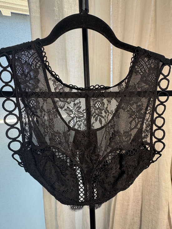 Victoria's Secret Other - Victoria's Secret Black Lace Sheer Bralette Top
